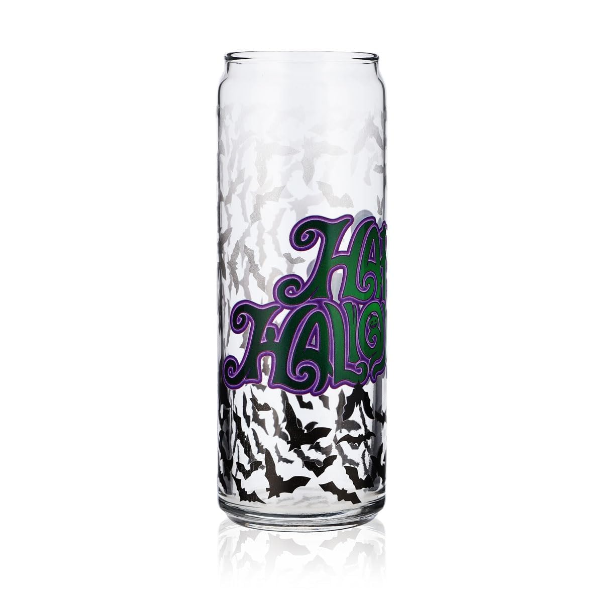 6x Sipply Verre à boire motif Halloween chauves-souris en impression UV Can Glass 370ml – Vue 3