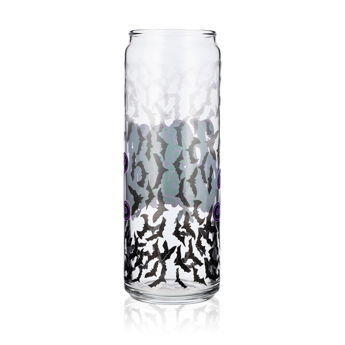 6x Sipply Verre à boire motif Halloween chauves-souris en impression UV Can Glass 370ml – Vue 4
