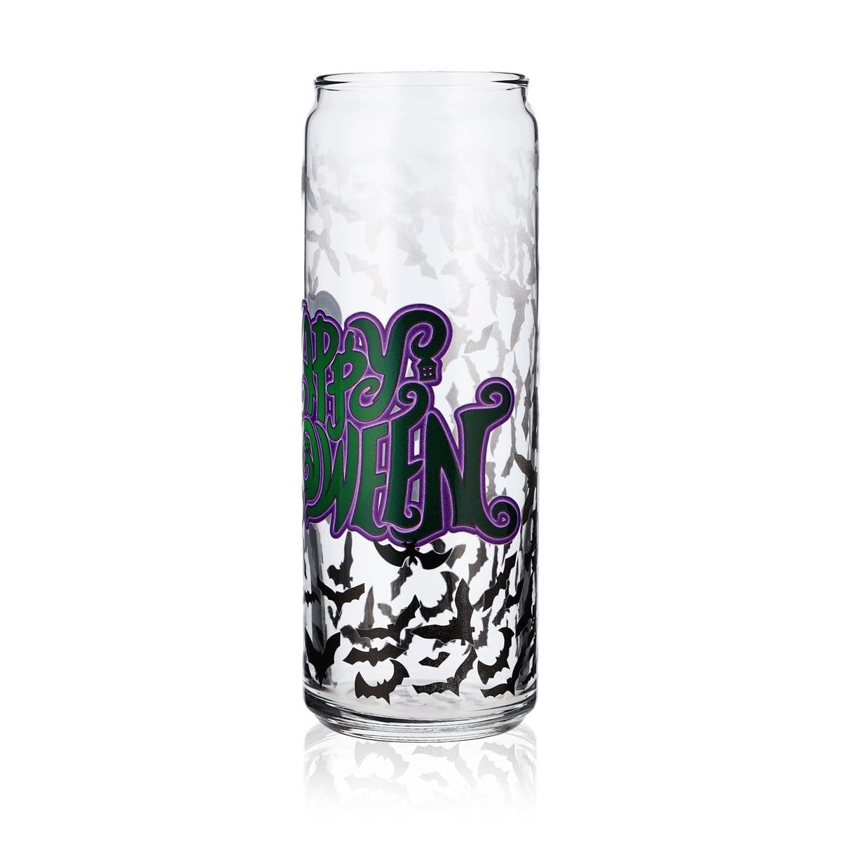 6x Sipply Verre à boire motif Halloween chauves-souris en impression UV Can Glass 370ml – Vue 5