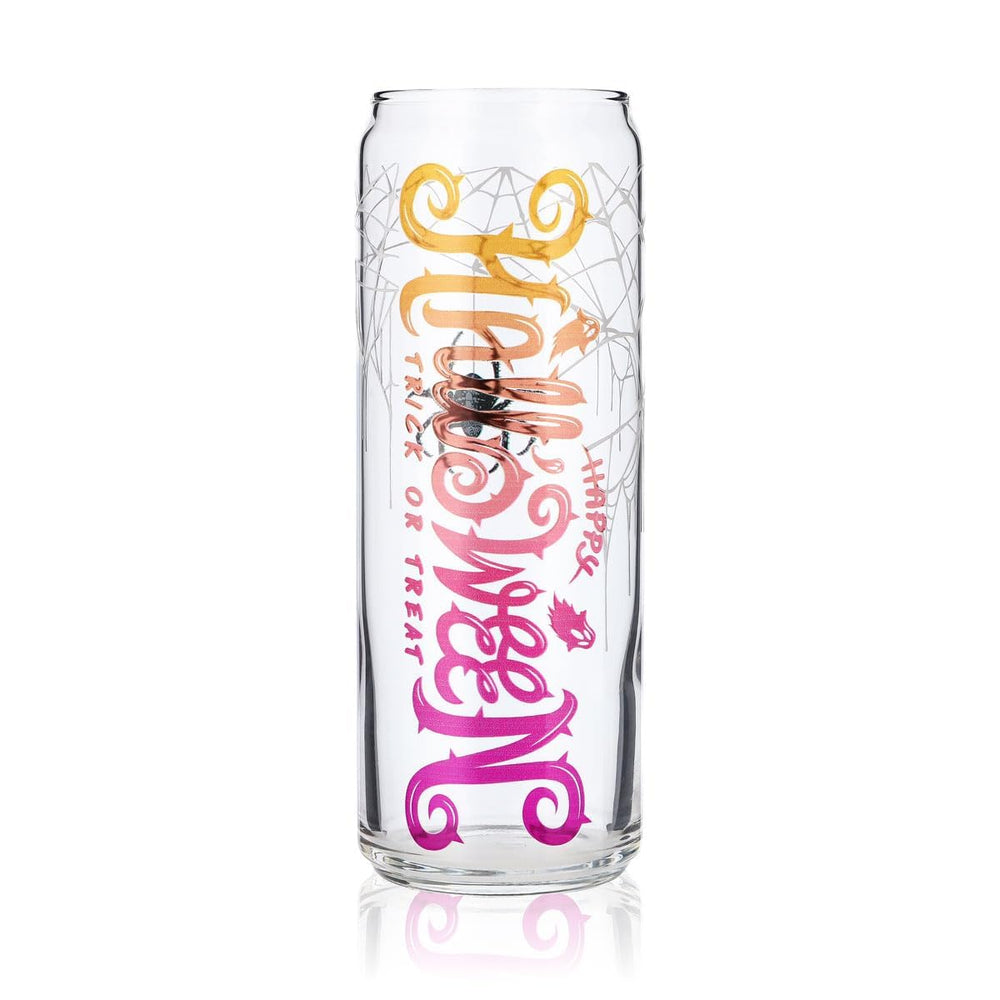 Verre à boire Sipply avec motif Halloween araignée en impression UV Can Glass 370ml