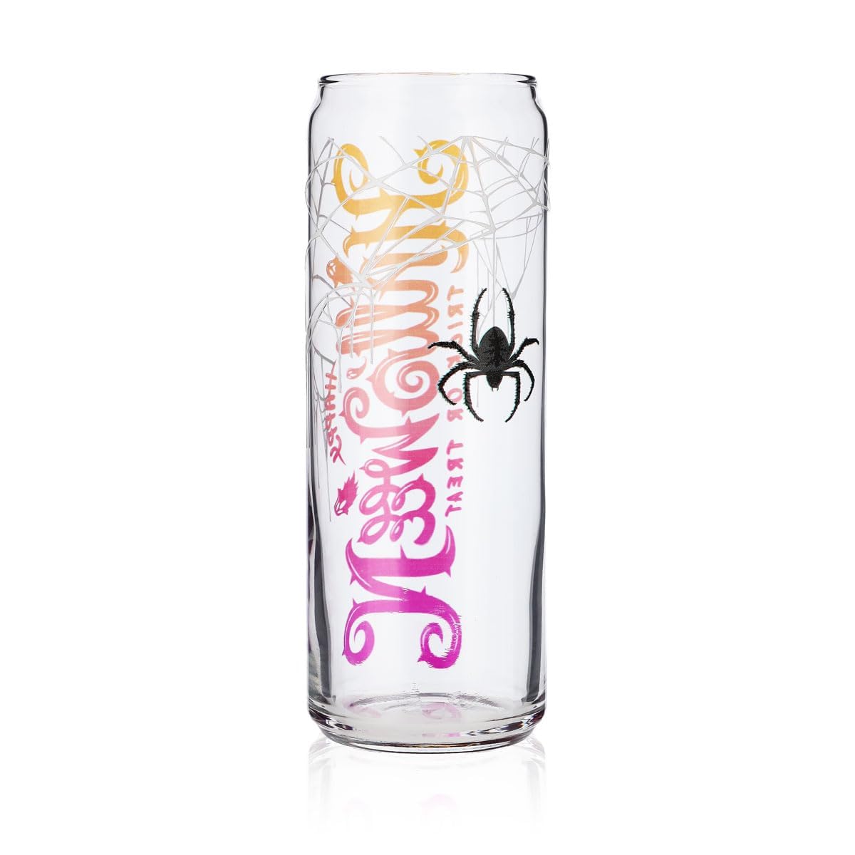 6x verres Sipply avec motif araignée Halloween en impression UV Can Glass 370ml – Vue 4