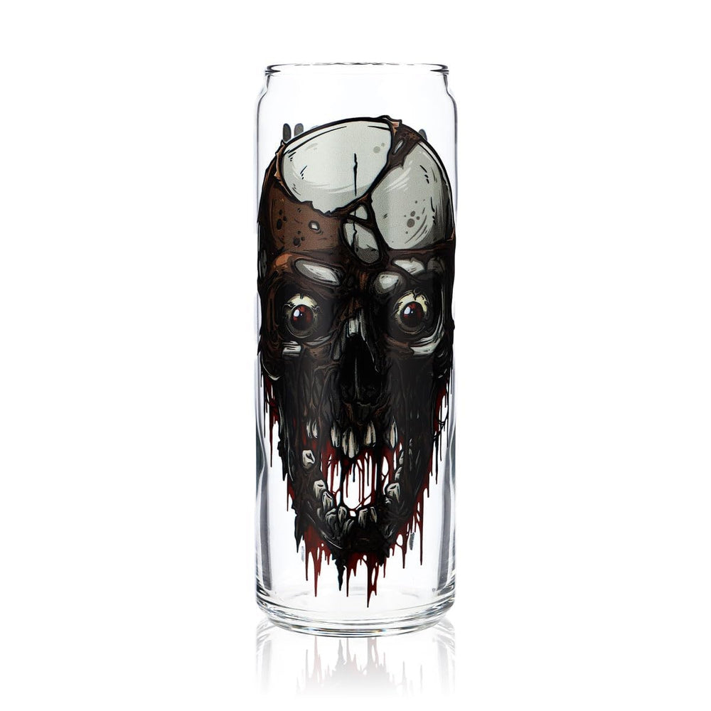 Sipply verre à boire motif Halloween tête de mort XL en impression UV Can Glass 370ml