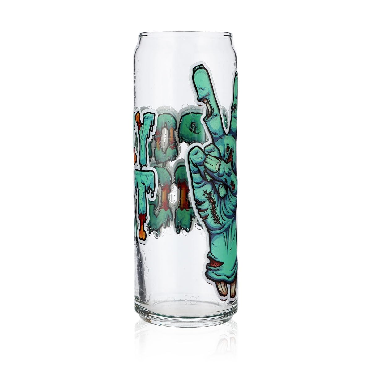 Verre à boire Sipply avec motif Halloween Zombie Hands en impression UV Can Glass 370ml – Vue 4
