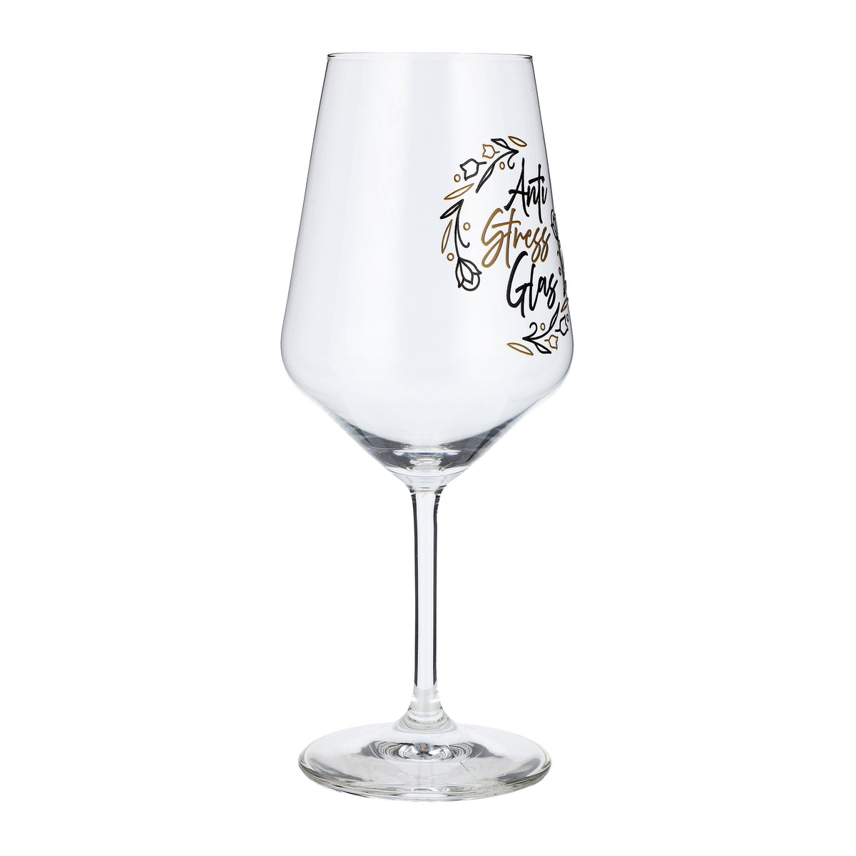 Verre à vin Sipply avec inscription « Anti Stress », 0,5 l – Vue 6