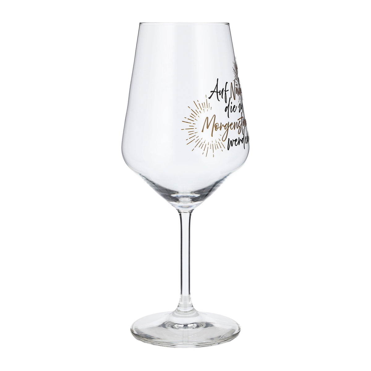 Verre à vin Sipply avec inscription « À ces nuits qui se transforment en aubes », 0,5 l – Vue 6