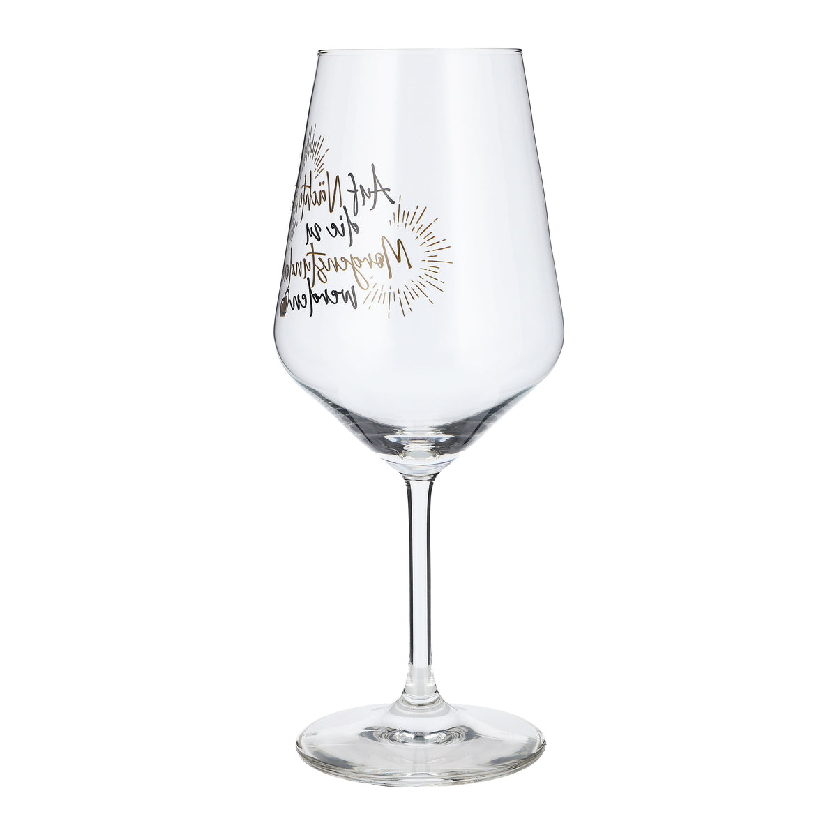 Verre à vin Sipply avec inscription « À ces nuits qui se transforment en aubes », 0,5 l – Vue 7