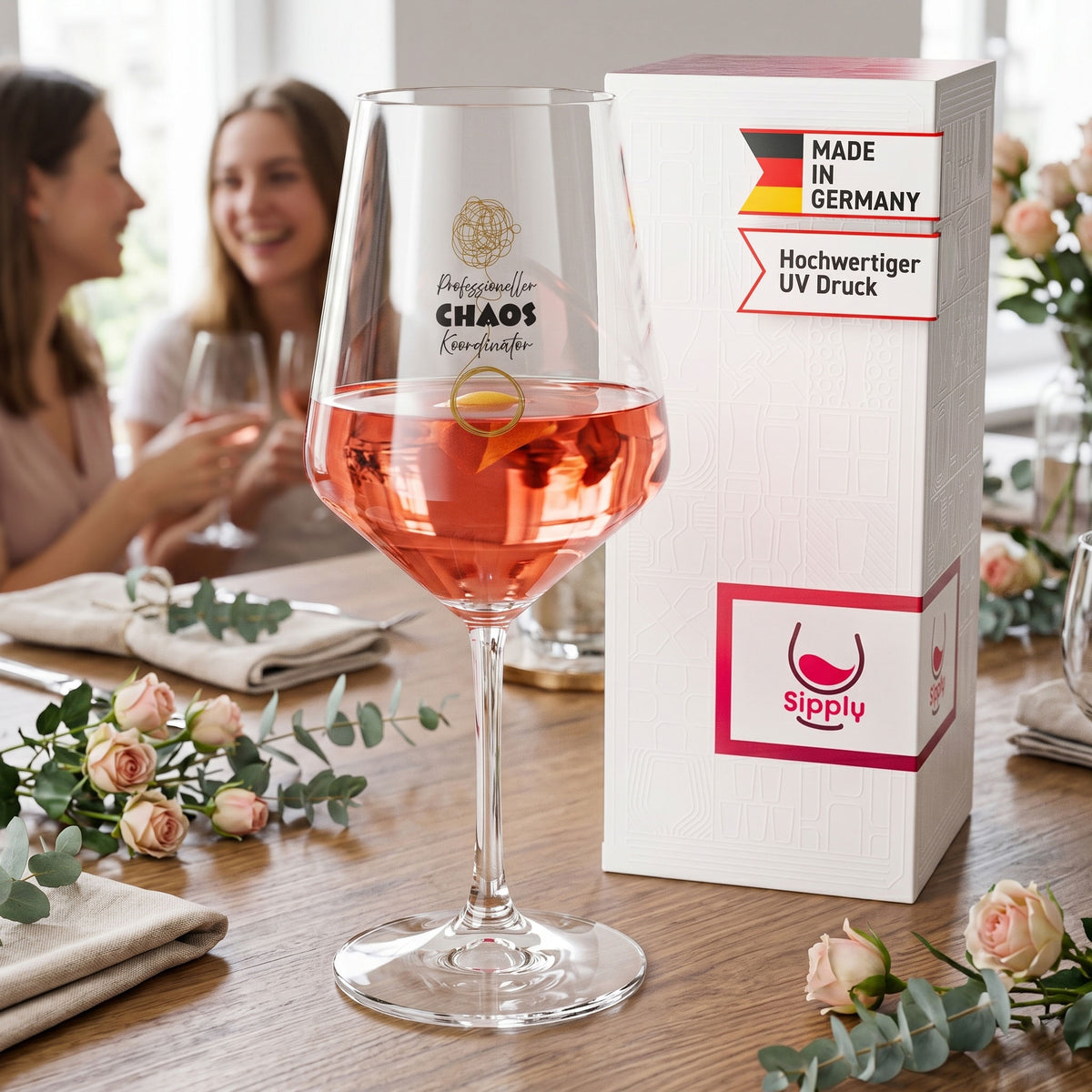 Verre à vin Sipply avec inscription « Chaos Coordinator », 0,5 l – Vue 3