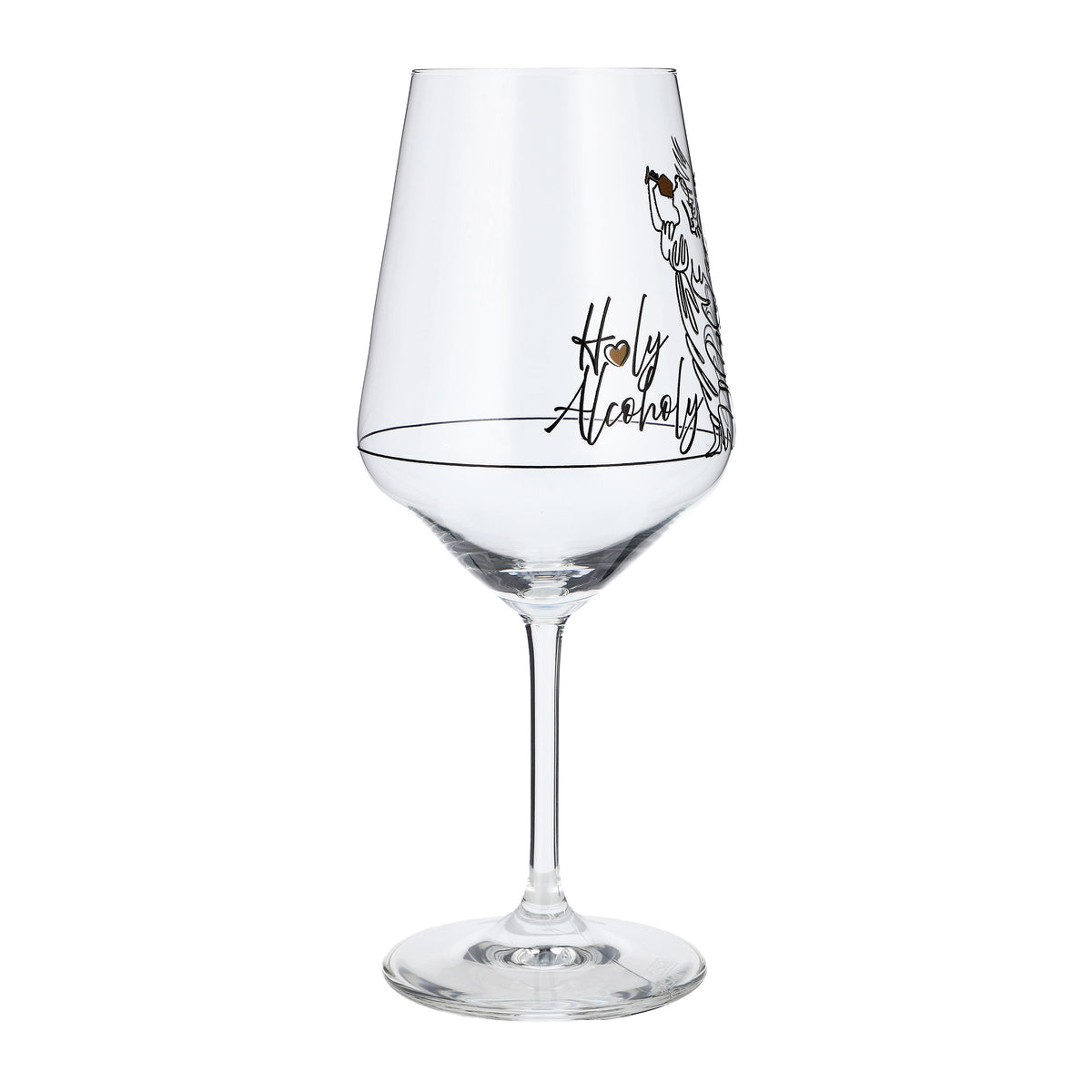 Verre à vin Sipply avec inscription « Holy Alcoholy », 0,5 l – Vue 6