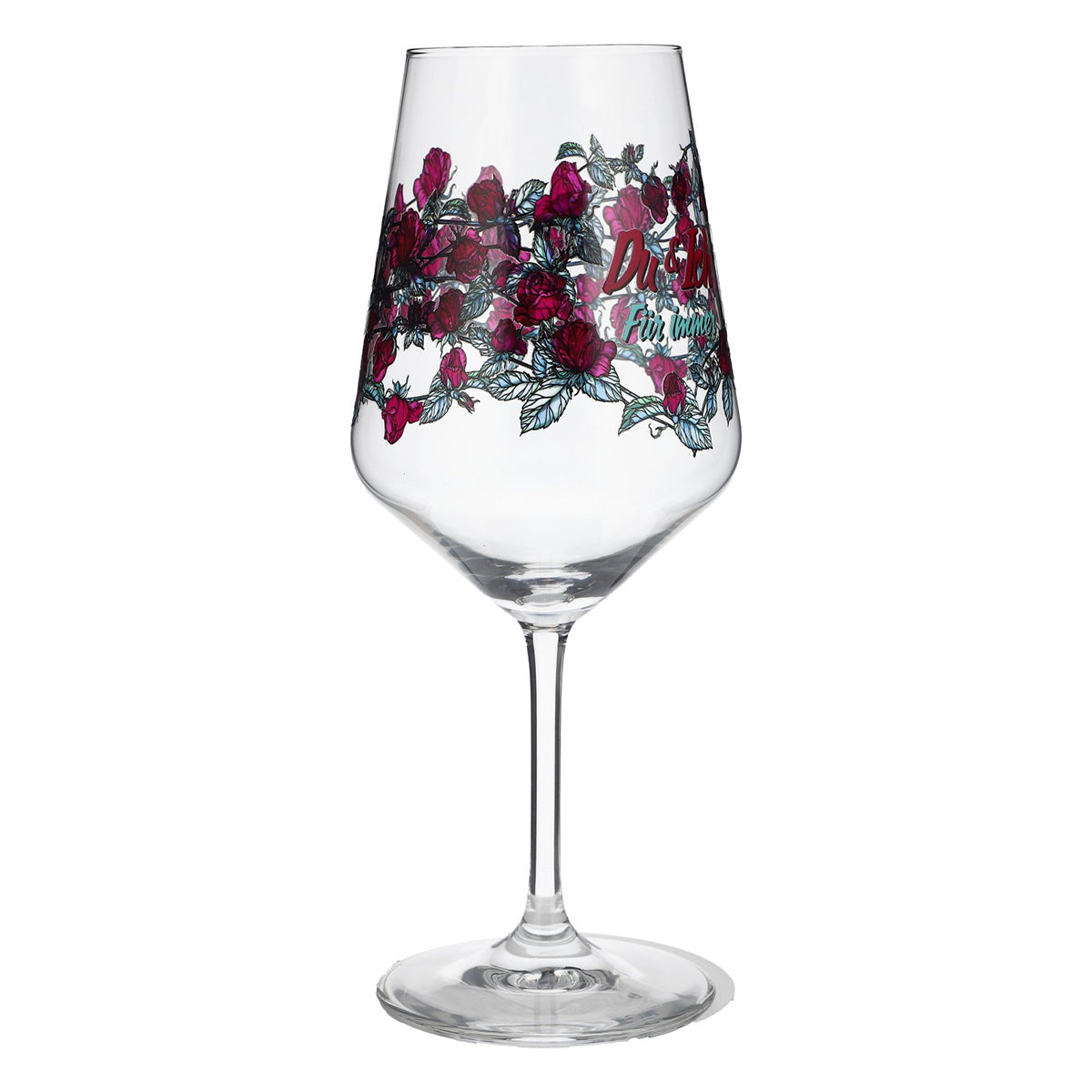 Verre à vin Sipply pour la Saint-Valentin Rosenkranz « Du & Ich Für Immer » (Toi et moi pour toujours) 0,5 l avec effet transparent – Vue 5