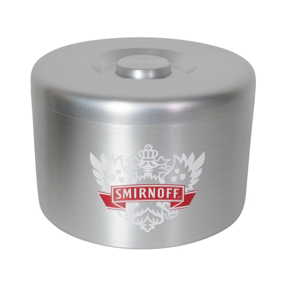 Smirnoff Rafraîchisseur de bouteille Rafraîchisseur de boisson Boîte à glaçons Bac à glaçons Silver Gastro