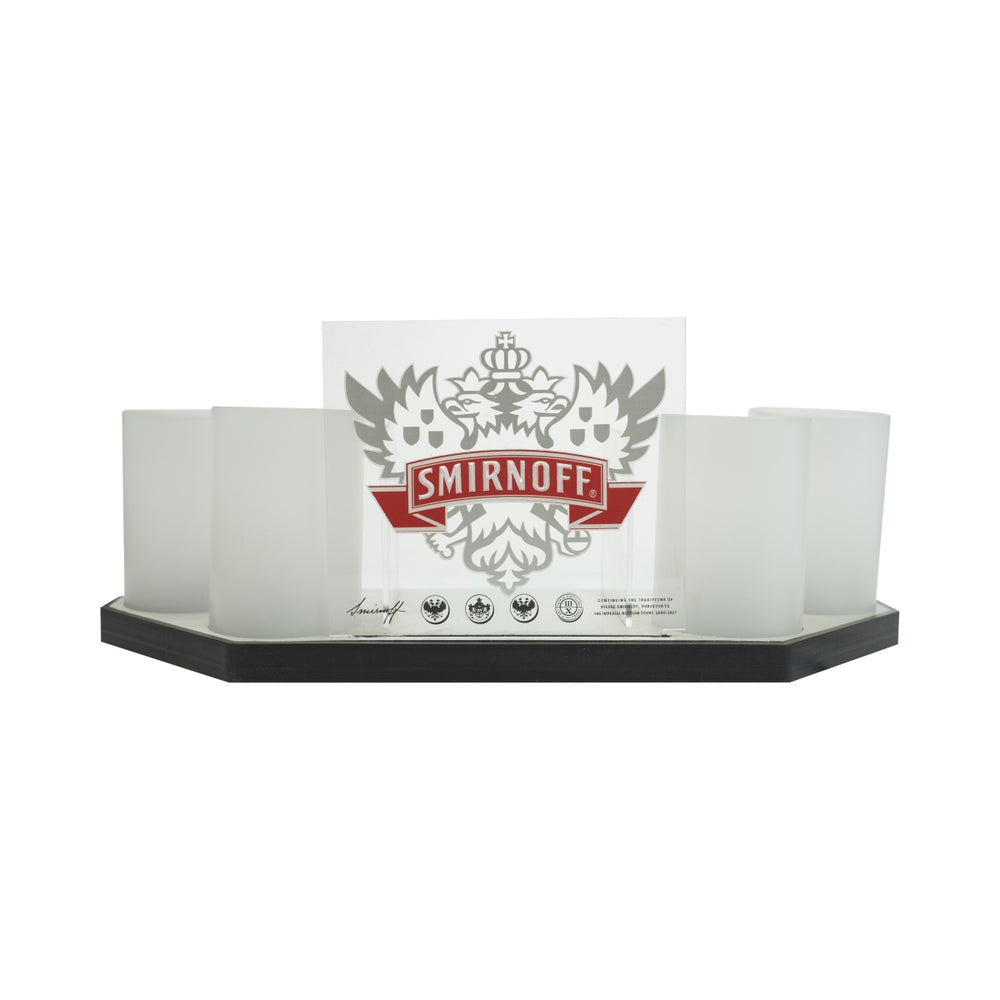 1x Smirnoff Vodka Barcaddy LED présentoir bar