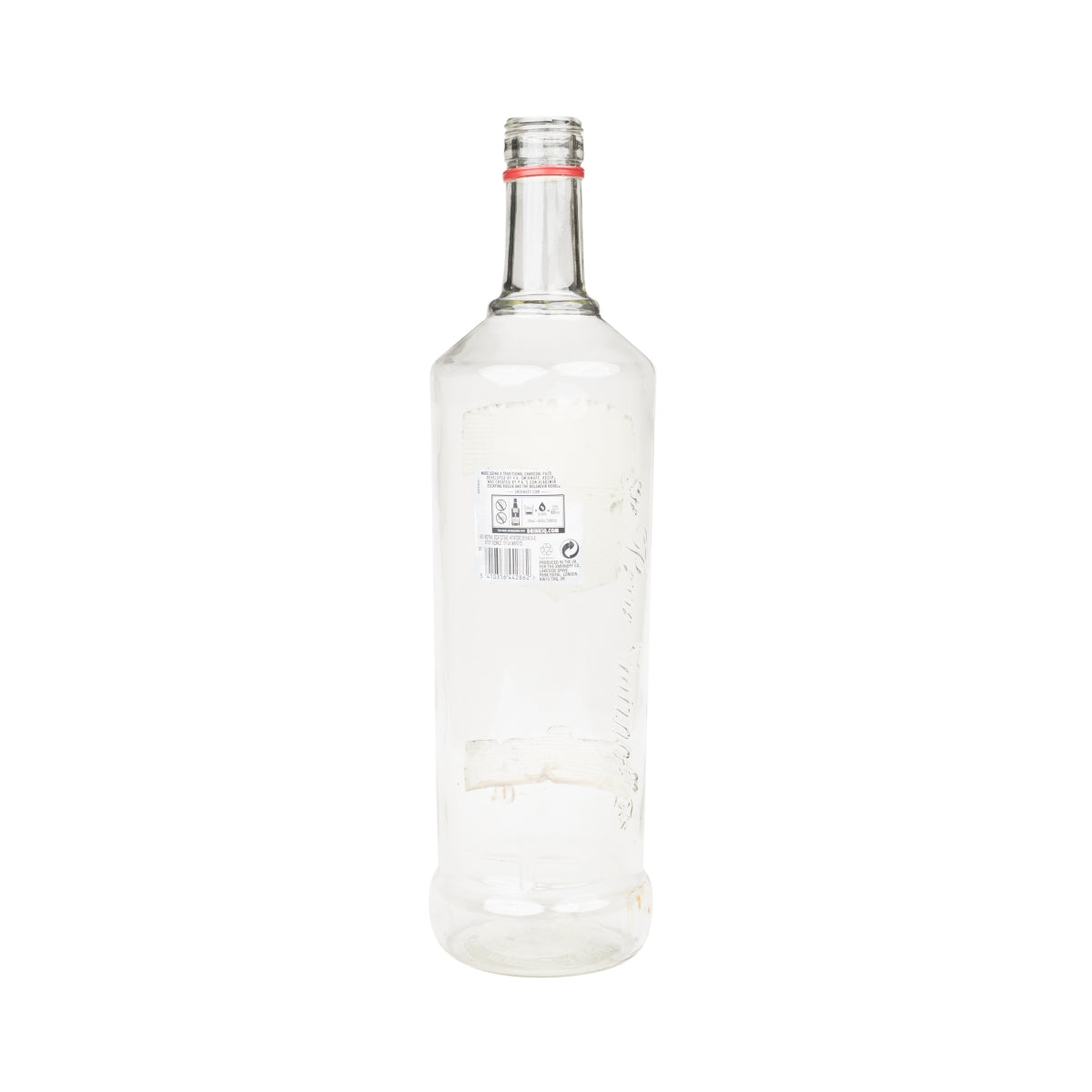 Bouteille de vodka Smirnoff 3L VIDE d'occasion Lampe de bricolage Décoration Tirelire Bar rouge – Vue 2