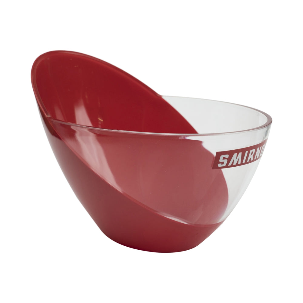 Smirnoff Vodka Refroidisseur de bouteille Glacière Seau à glace Décoration de bar Rouge Glaçons Bar à domicile