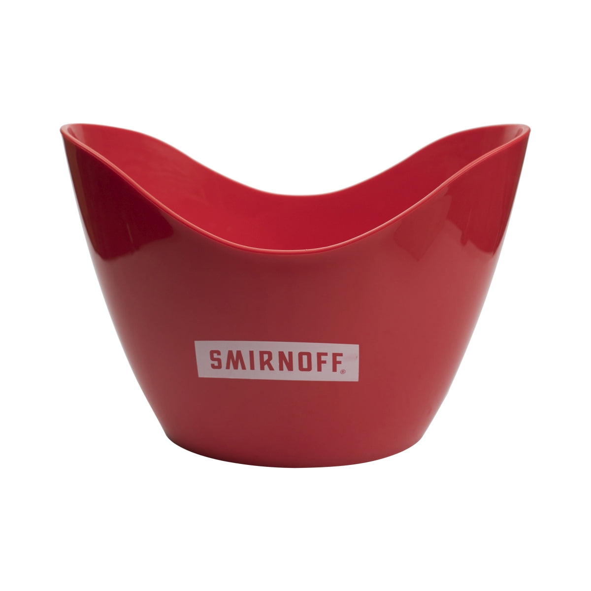 Smirnoff Vodka Refroidisseur de bouteille rouge Glacière Refroidisseur Seau à glace Bar Rouge Blanc Glaçons Bar maison
