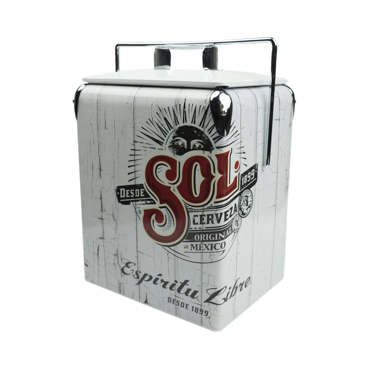 Sol Bier Glacière rétro Seau isotherme Caisse pour bouteilles Récipient pour glaçons