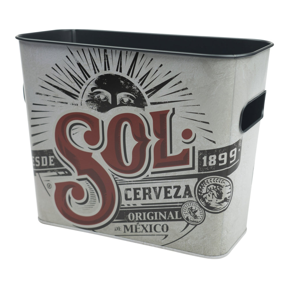 Sol refroidisseur de bière métal seau bac bouteilles glaçons récipient boîte refroidisseur bar