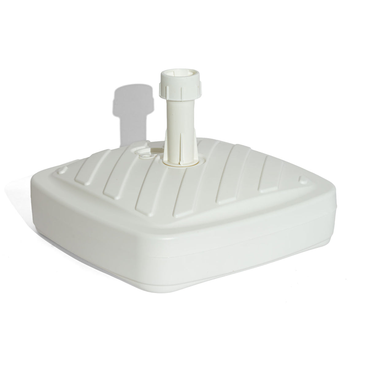 Support pour parasol Support pour parasol Remplissable d'eau Blanc 4 cm de diamètre – Vue 3