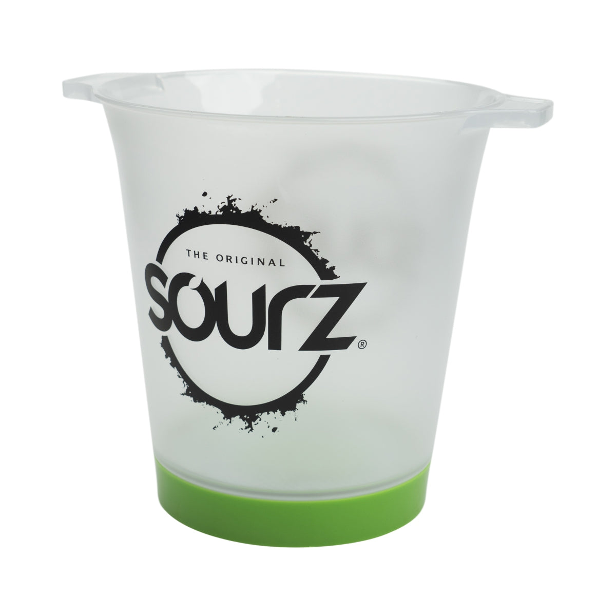 Sourz Refroidisseur à liqueur LED simple vert/blanc Boîte à glaçons pour bouteilles Bar