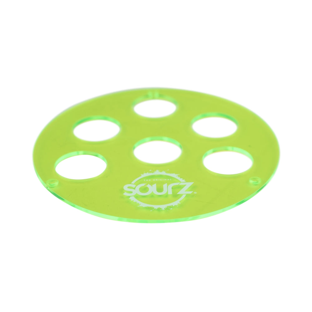 Plateau à shots Sourz pour 6 shots Vert fluo Bar Gastro Tequila courte