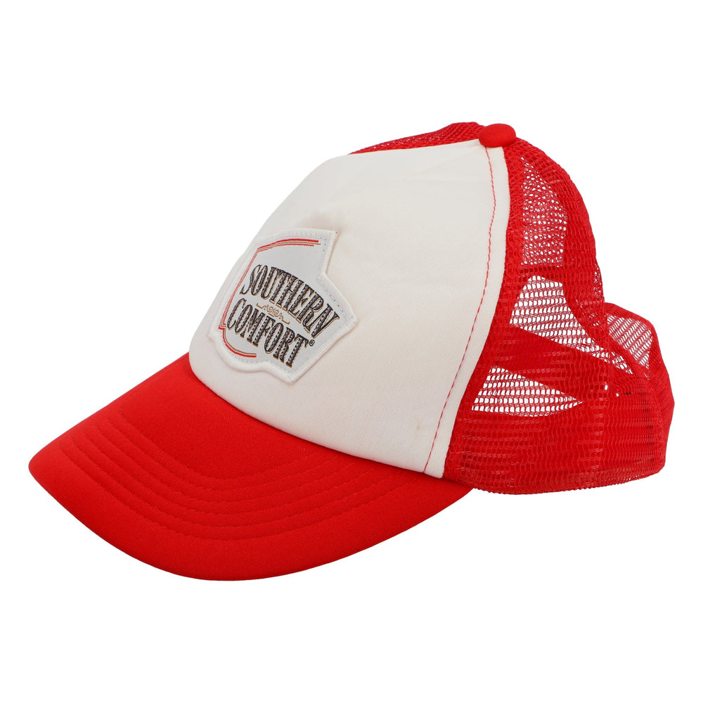 Casquette de baseball Southern Comfort Whiskey Casquette trucker Casquette rouge/blanche avec filet