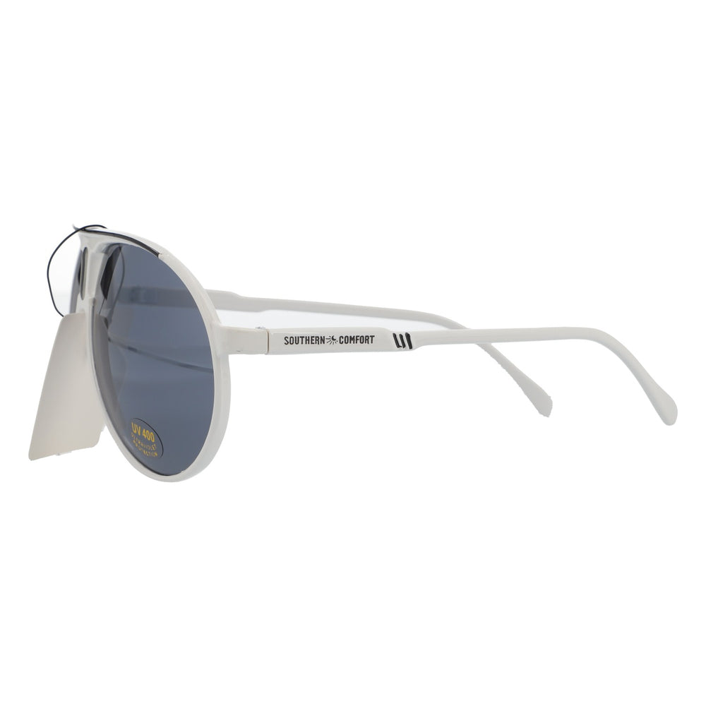 Lunettes de soleil Southern Comfort Whiskey Lunettes nerd Lunettes de fête Lunettes amusantes Malle Blanc Écriture noire
