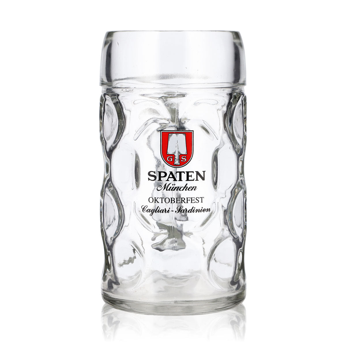 Verre à bière Spaten, chope de 1 l, Oktoberfest, Cagliari - Sardaigne