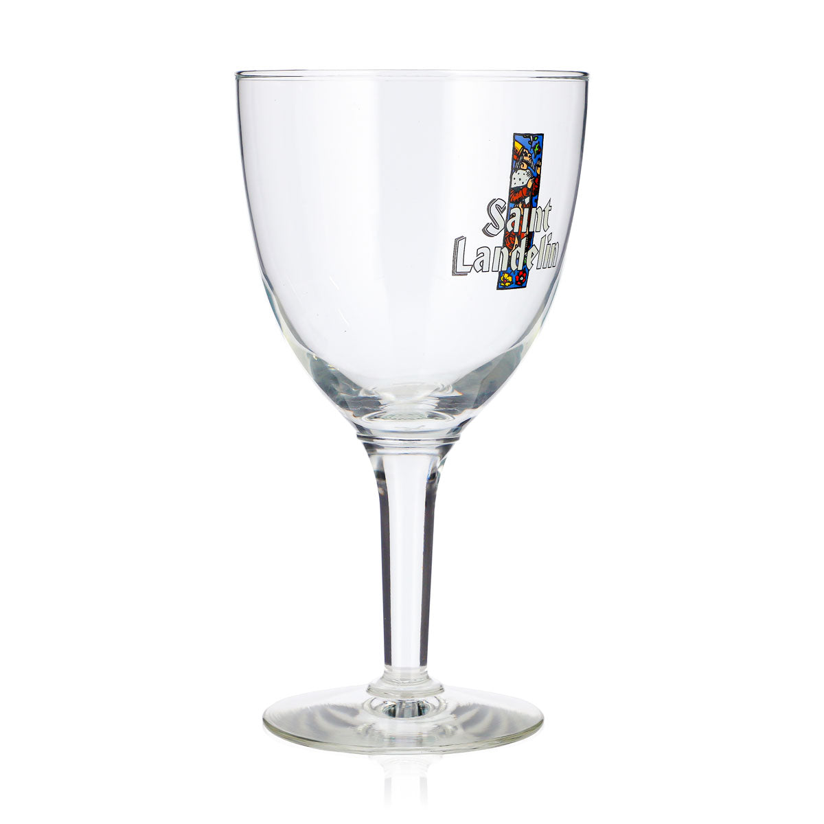 Verre à bière St. Landelin, 0,5 l, forme de coupe, avec le roi sur le logo – Vue 2