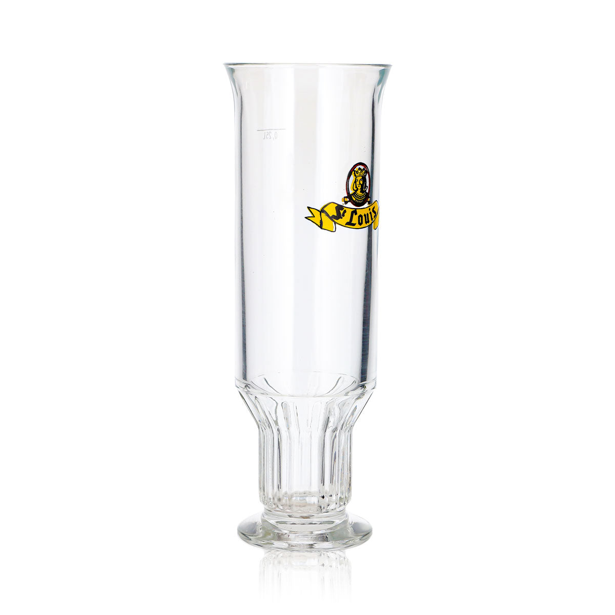 Verre à bière St. Louis, 0,25 l, forme de coupe, relief, VMC France – Vue 3