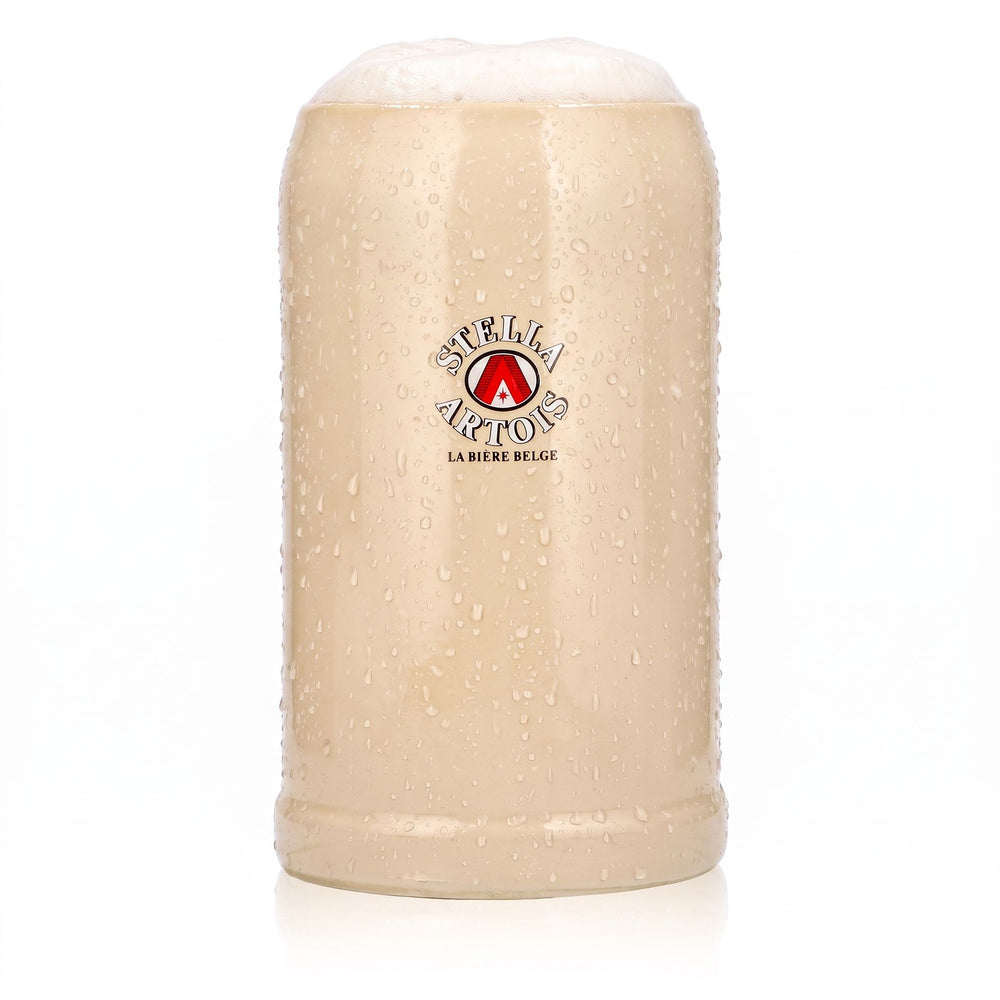 Verre à bière Stella Artois, chope en terre cuite de 1 l