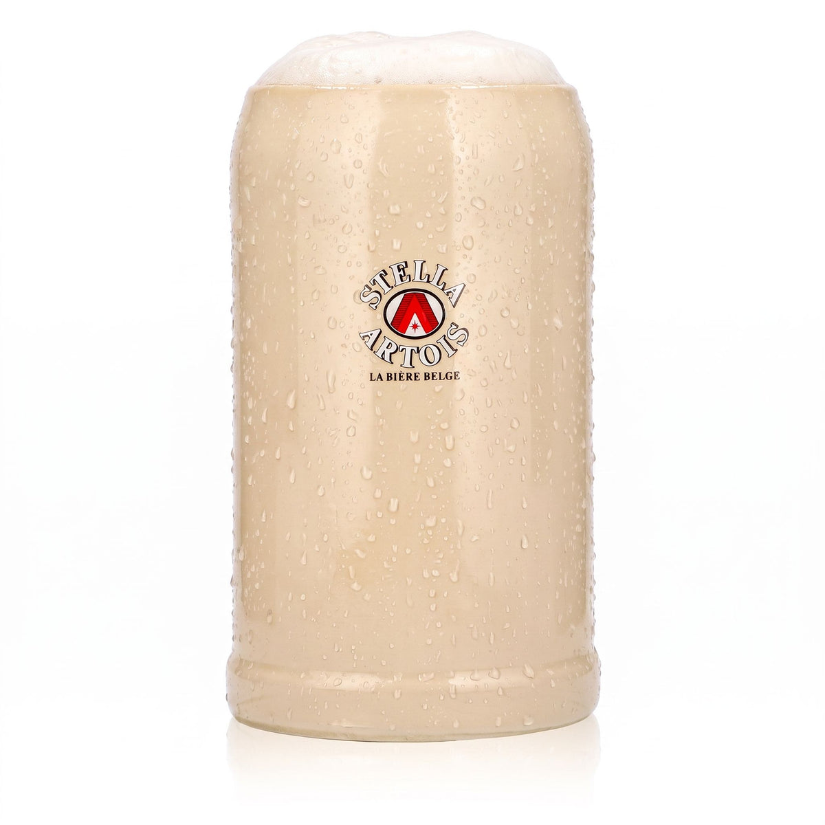 Verre à bière Stella Artois, chope en terre cuite de 1 l