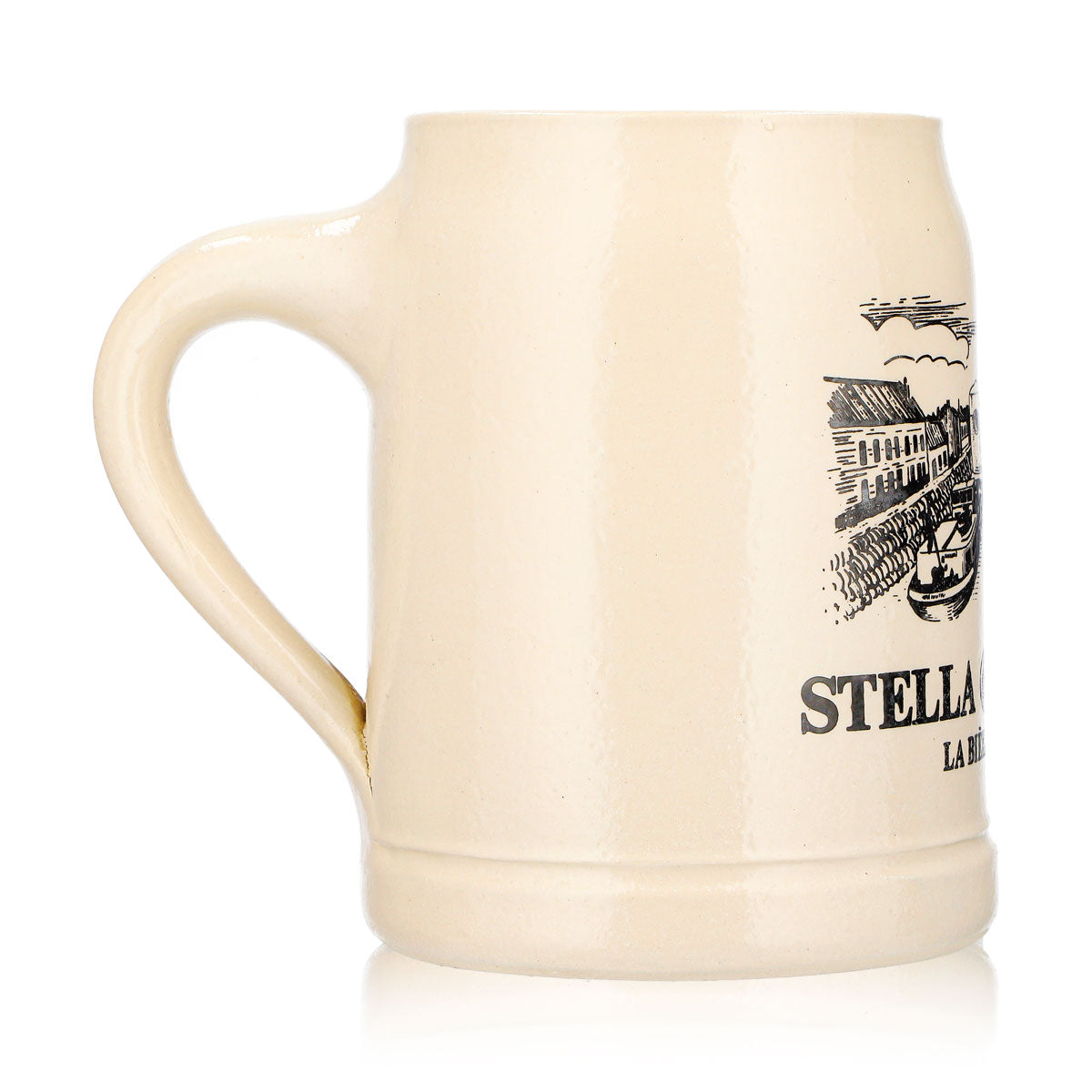 Verre à bière Stella Artois, chope en faïence, 0,5 l, bateau, bières belges, faïence – Vue 4