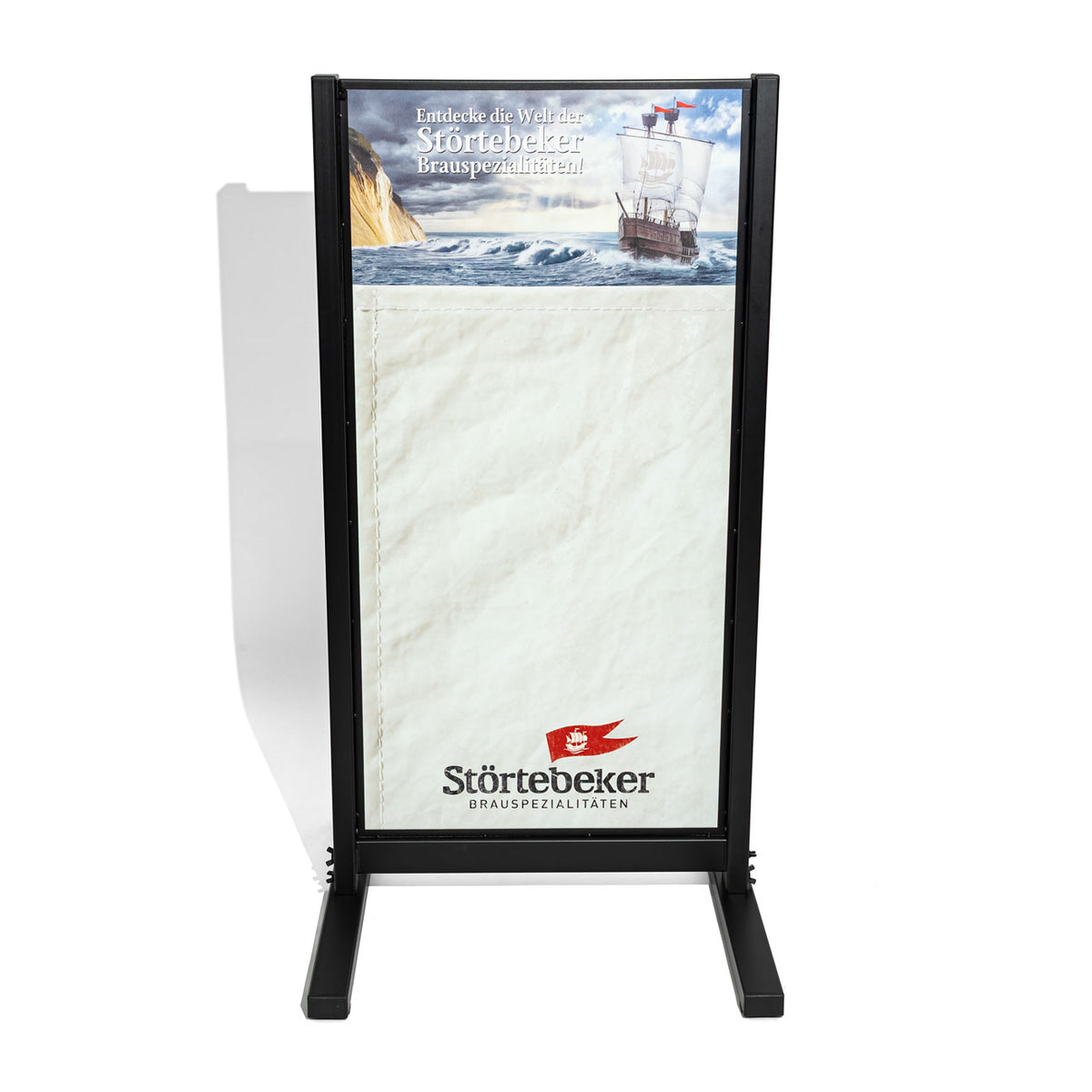 Störtebeker Bière Présentoir de rue Panneau d'affichage Tableau noir Métal – Vue 2