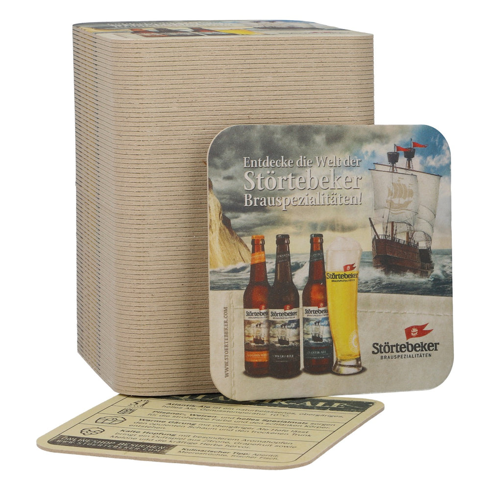 Sous-verres Störtebeker « Atlantik-Ale » - 100 pièces - Accessoires de bar - Neufs