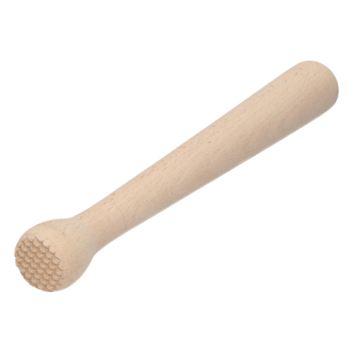 Pilon Mortier Accessoires de bar en bois de hêtre 20cm Equipement de barman