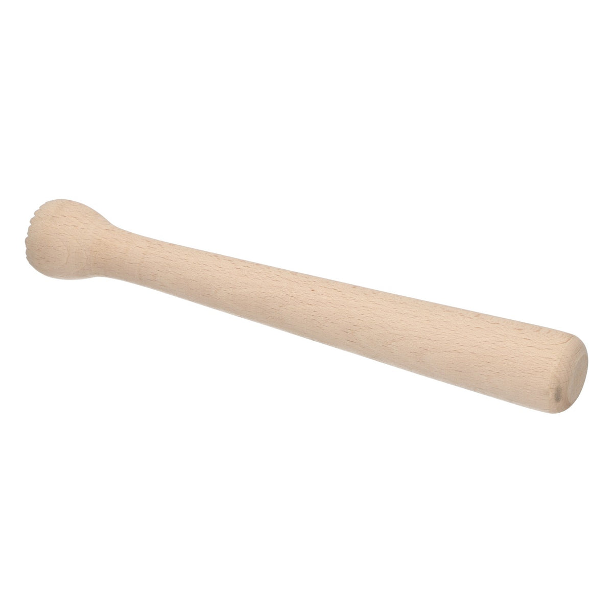 Pilon Mortier Accessoires de bar en bois de hêtre 20cm Equipement de barman – Vue 2