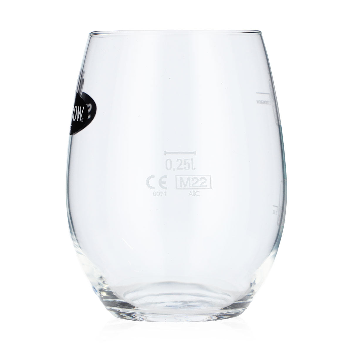 Verre à cidre Strongbow 0,25 l, verre à whisky Old Fashioned avec logo noir – Vue 4