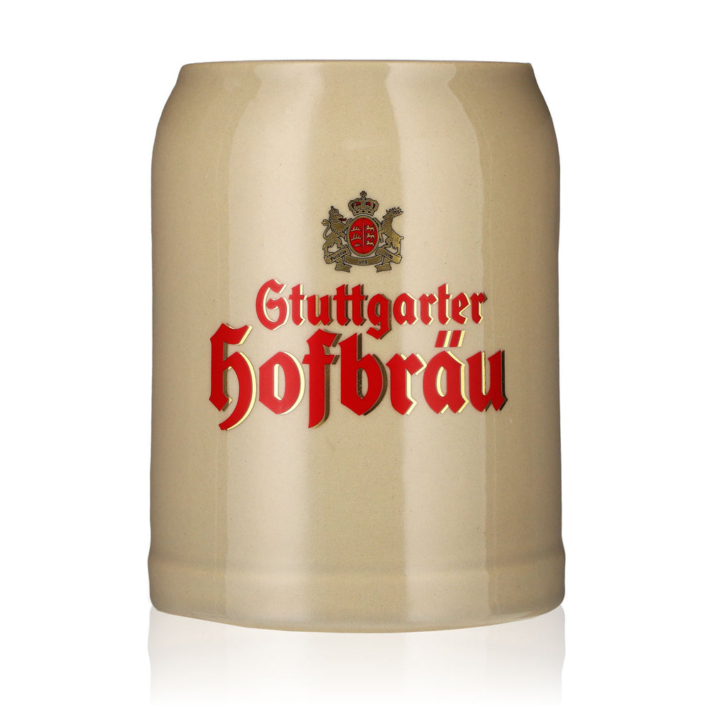Verre à bière « Stuttgarter Hofbräu » 0,5 l, chope en terre cuite