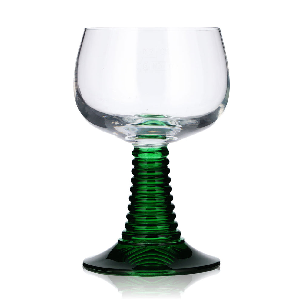 Verre à vin Table Roc « Weinrömer » 0,2 l, pied vert