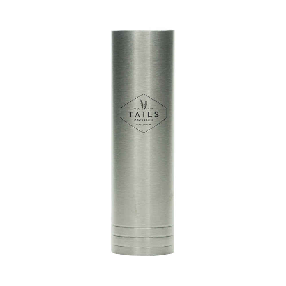 Tails Mesure à cocktail Jigger 100 ml en acier inoxydable argenté pour cocktails et long drinks, restauration et bars