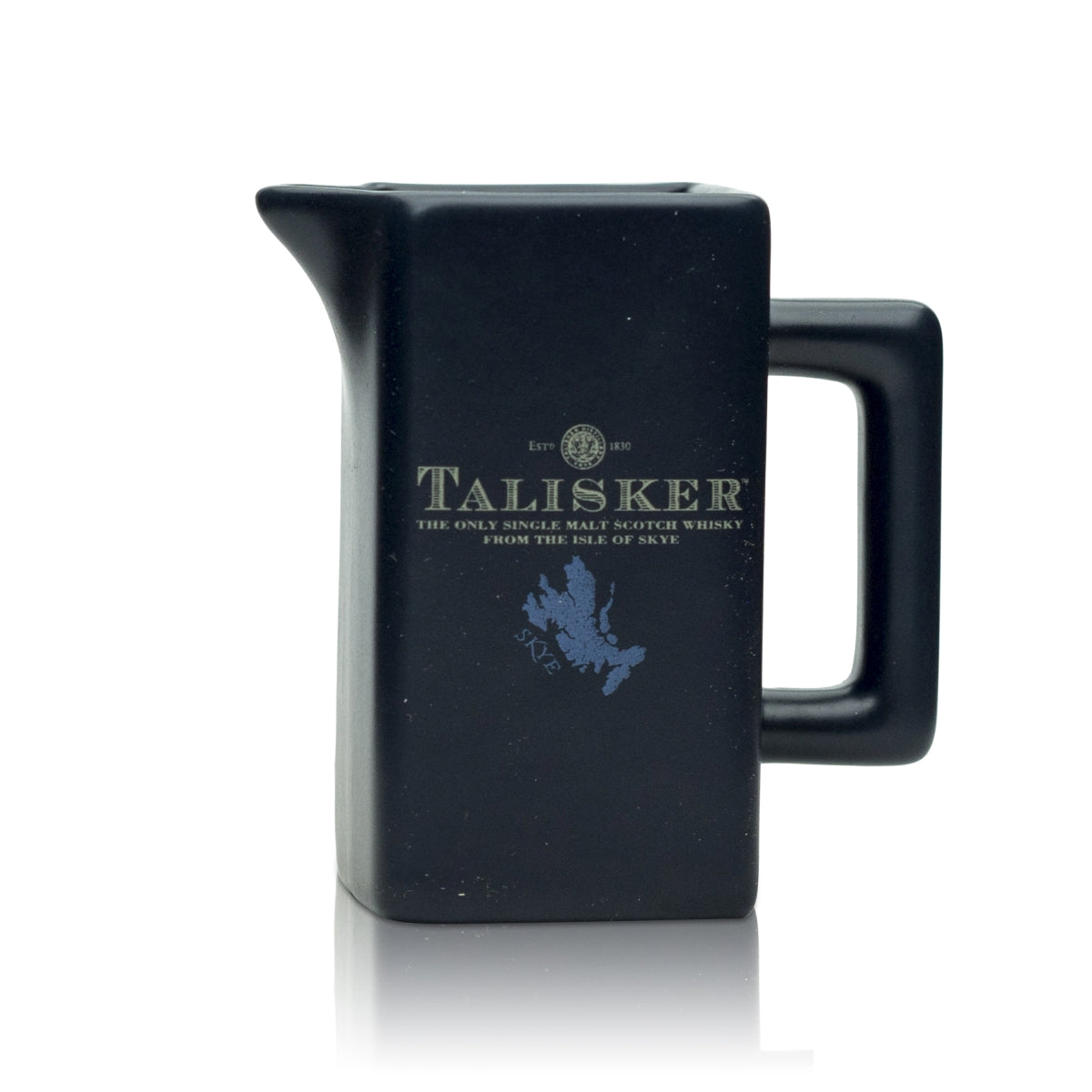 Talisker Whisky Pot 100 ml Cruche bleue Verre Île de Skye Céramique Bec verseur Tasse – Vue 3