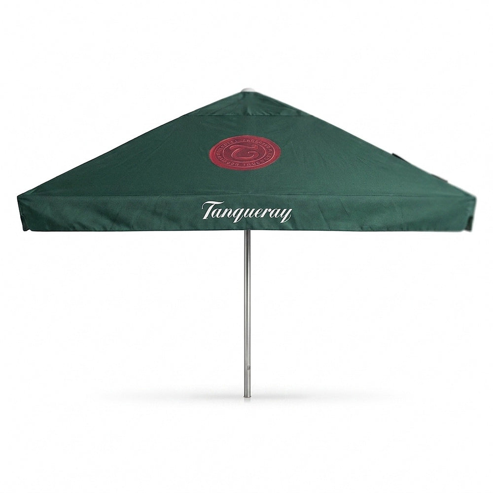 Parasol Tanqueray Gin 3 x 3 m avec LED – Brasserie, restauration, jardin de brasserie