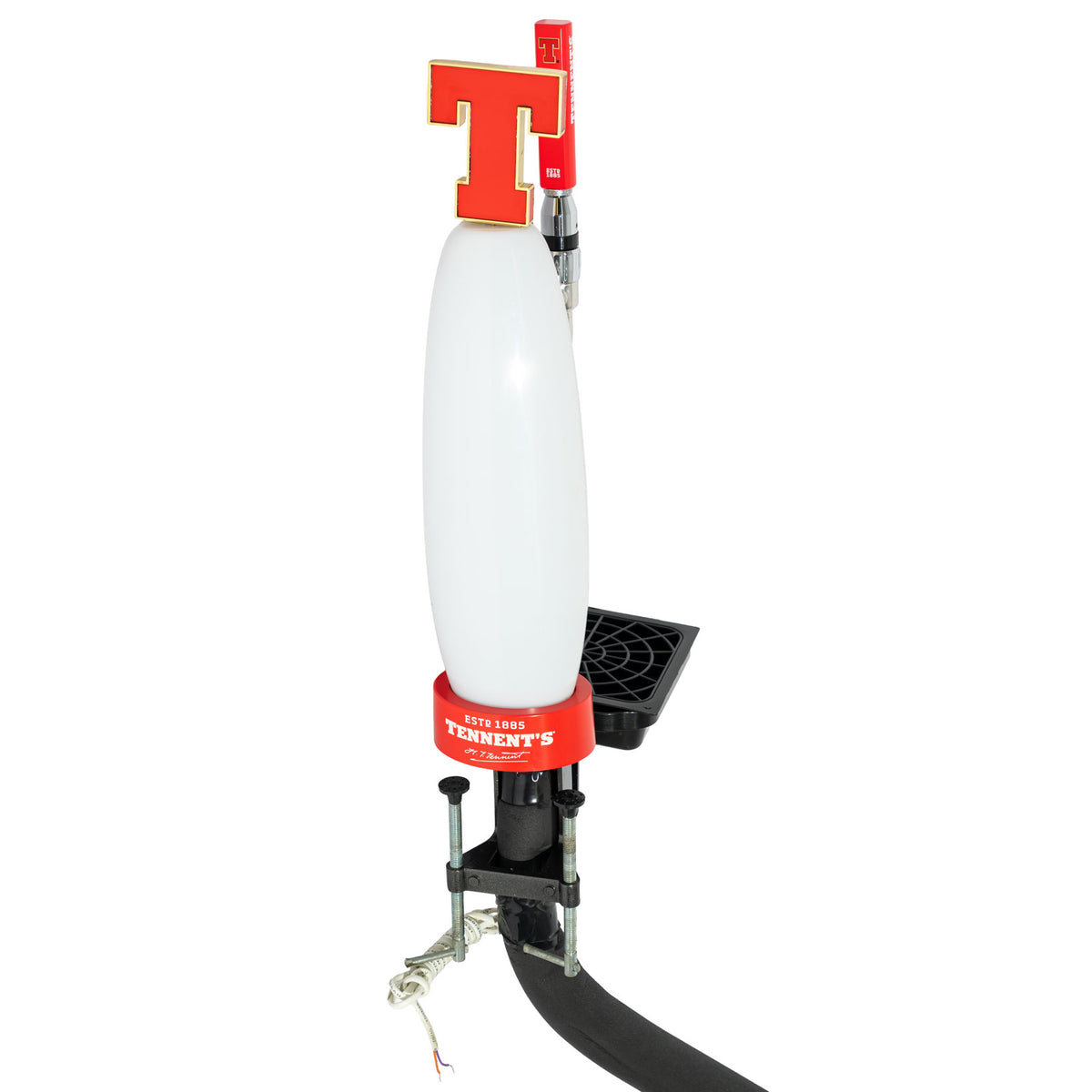 Robinet à bière Tennent's éclairé par LED Levier de tirage Tennent's Fount – Vue 4