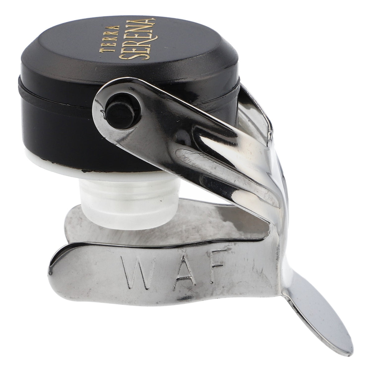 Terra Serena Bouchon pour bouteille de champagne Couvercle Bouchon Noir – Vue 3