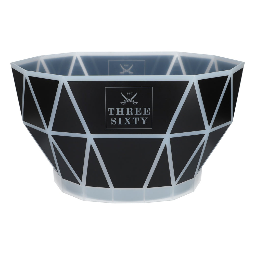 Three Sixty Vodka LED Refroidisseur Bac à glaçons Refroidisseur de bouteille Base rechargeable