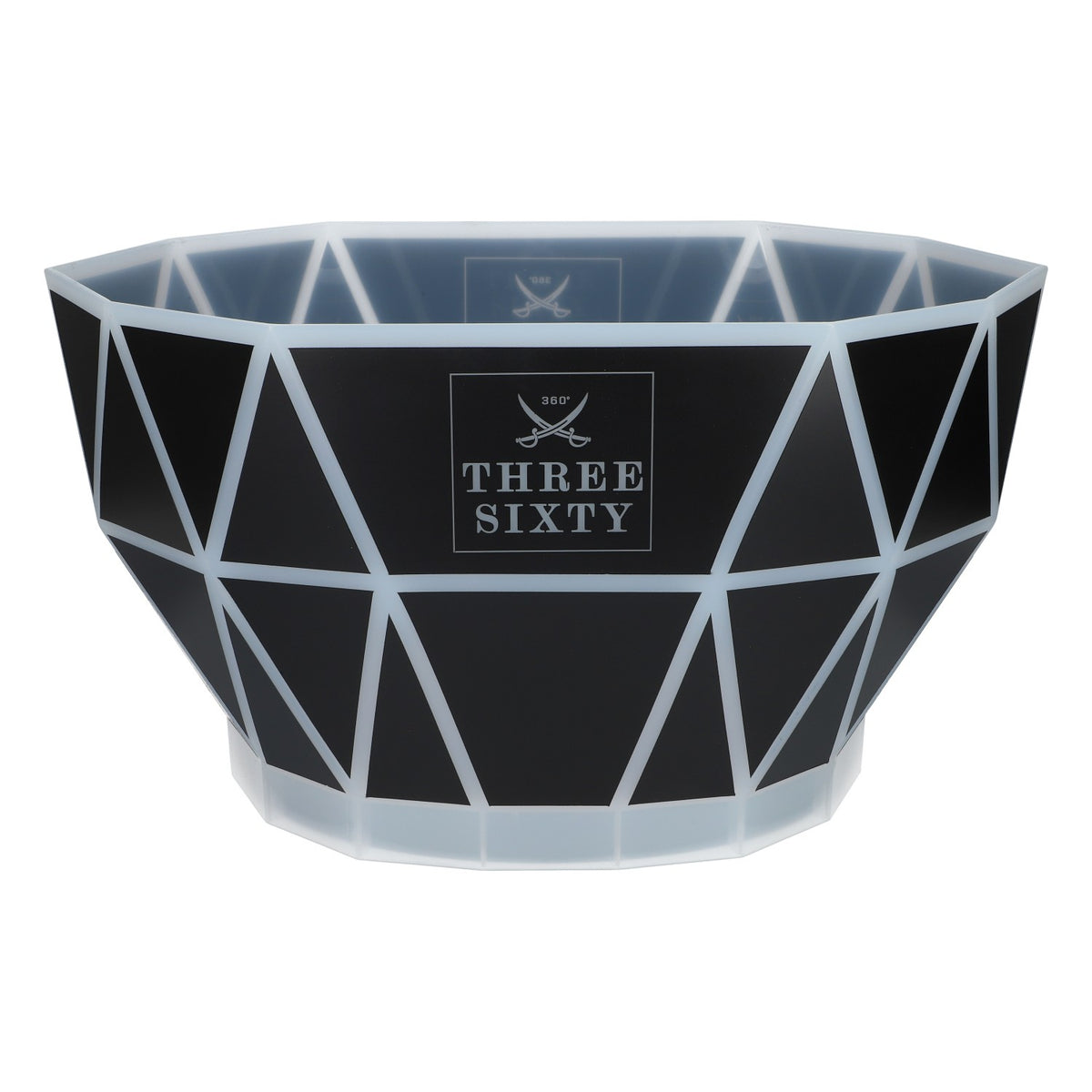 Three Sixty Vodka LED Refroidisseur Bac à glaçons Refroidisseur de bouteille Base rechargeable