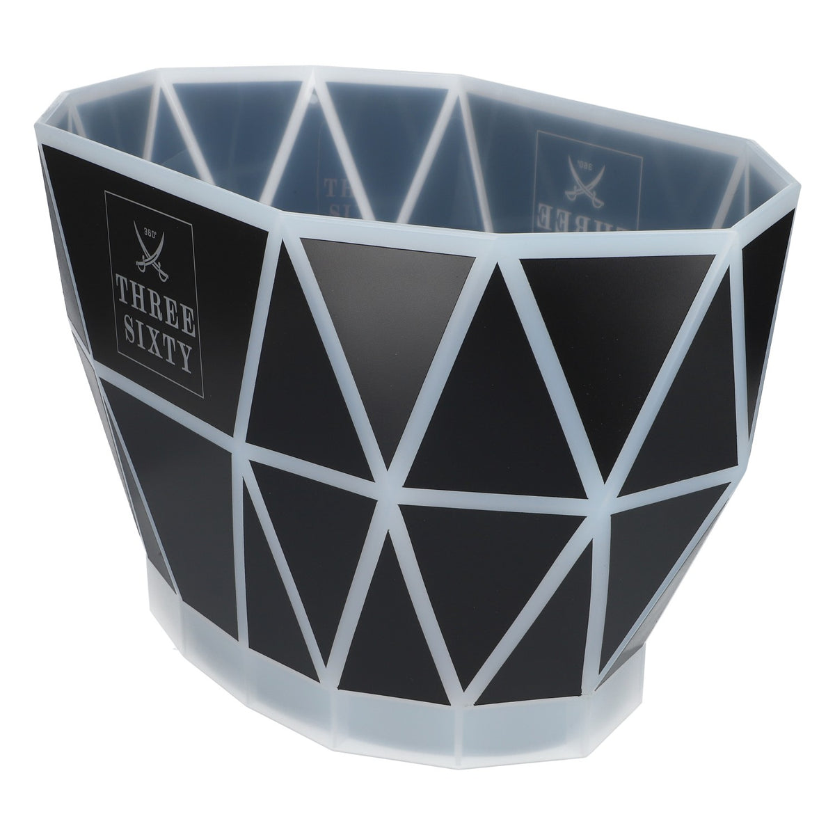 Three Sixty Vodka LED Refroidisseur Bac à glaçons Refroidisseur de bouteille Base rechargeable – Vue 4