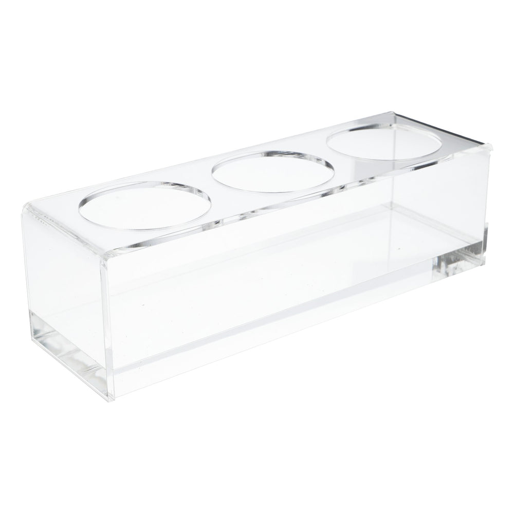Présentoir de table pour bouteilles 3 bouteilles vinaigre huile sel poivre support acrylique