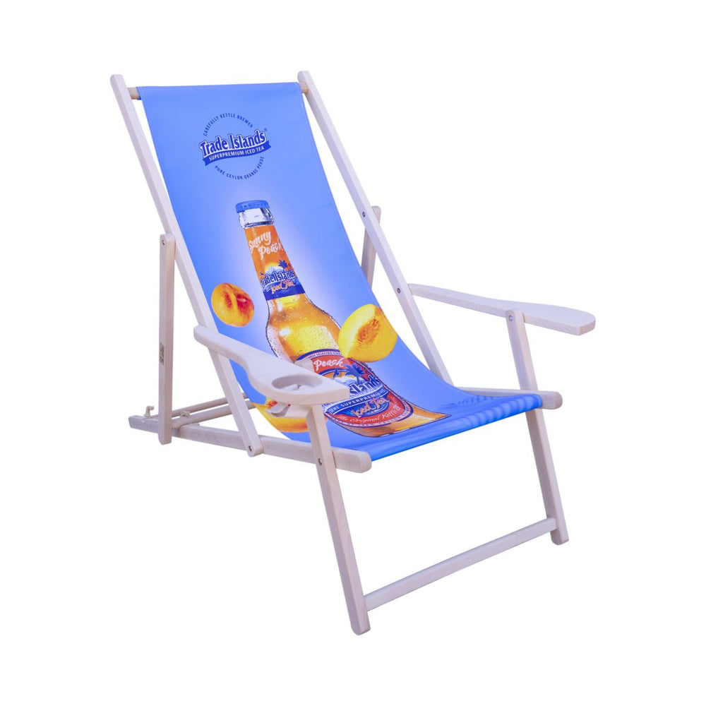 Trade Islands Chaise longue pliante pour jardin, plage, camping