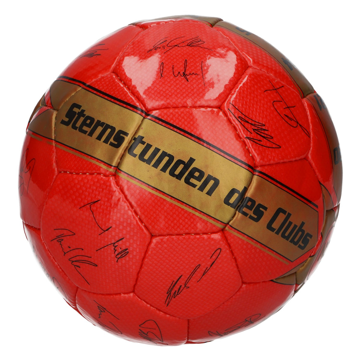 Tucher 1. FCN Football « Vrais amis » Autographes des joueurs, rouge, objet de collection – Vue 4