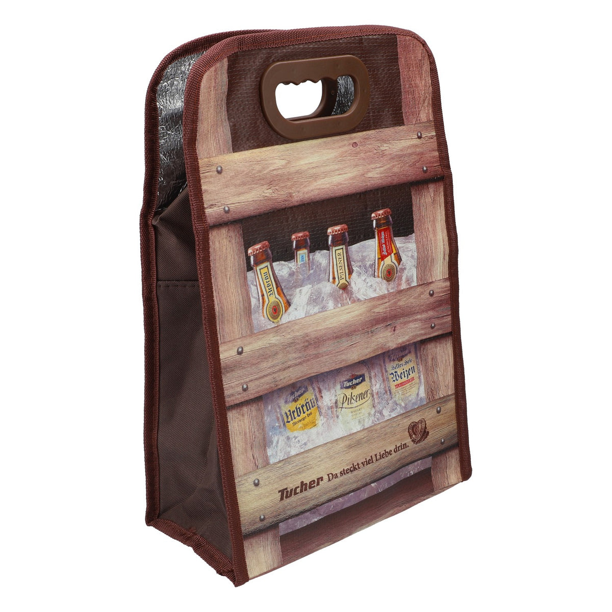 Sac isotherme Tucher Glacière Sixpack  6 bouteilles Fermeture éclair Été Plein air